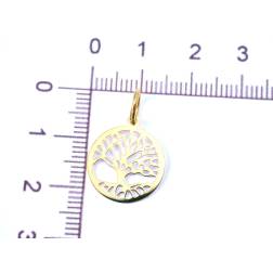 foto albero della vita oro giallo piccolo misure 1