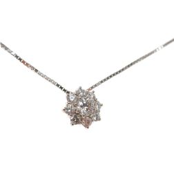 Girocollo Punto Luce Flower Solitario 0.24ct contornato