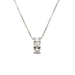 Trilogy Necklace 0.15 ct