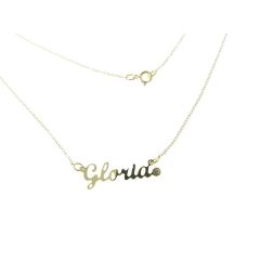 Collana Nome Oro Giallo Mini