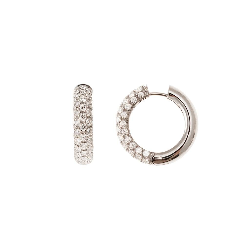 Boccola in Oro Bianco con 108 Diamanti