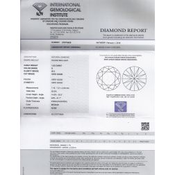 Pantelleria Engagement 1.50ct Diamond Ring in 18kt white gold