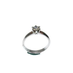 Solitario Pantelleria Oro Bianco 18kt Diamante 0.40ct