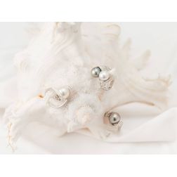 Anello Contrariè perla Tahiti e Australiana con Diamanti