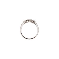 7 Diamonds White Gold Ring - 2.70mm