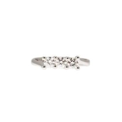 Ring Trilogy Wave 0,57ct GIA Certificate Diamonds