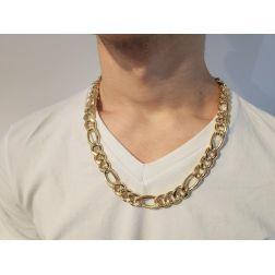 Photo of worn Figaro Necklace 60 cm