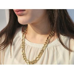 Photo of worn Figaro Necklace 60 cm