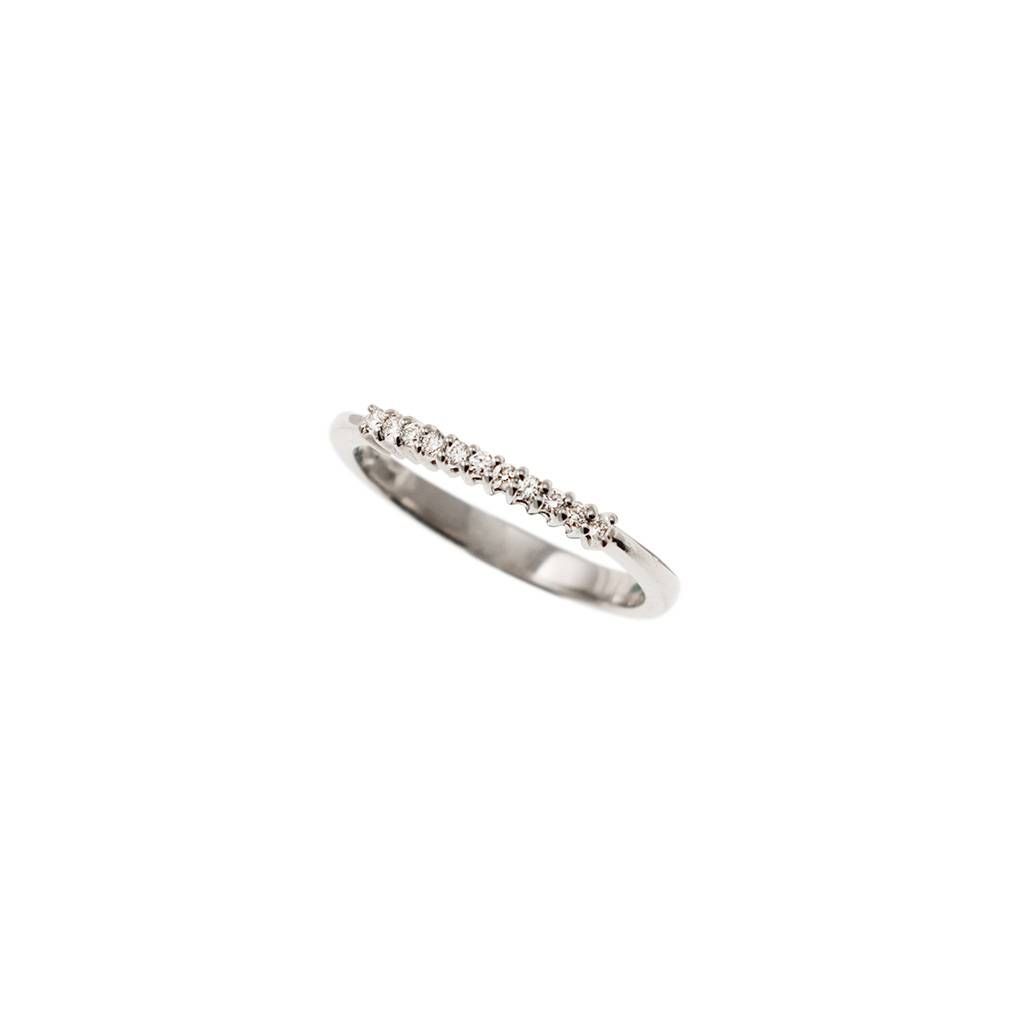 11 diamonds veretta ring - 2mm