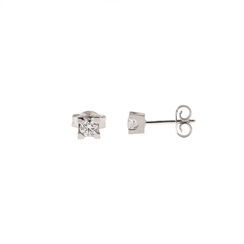 Orecchini Solitari Sparkle Diamanti 0.34ct
