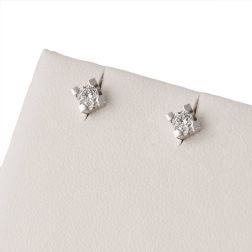 Solitaire Sparkle Diamond Earring 0.34ct