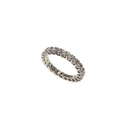 Platinum and 24 Diamond Veretta Eternity Ring