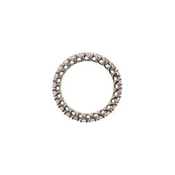 Platinum and 24 Diamond Veretta Eternity Ring