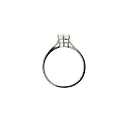 Solitaire Band in Platinum Diamond 0.70ct GIA