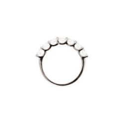 Veretta 7 Diamonds Suspended - Width 3.60mm White Gold