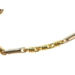 Collana 61cm Catena 3+1 molle e tubetto forato