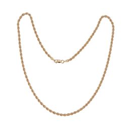 Girocollo Corda Oro Giallo 45cm x 2.70mm