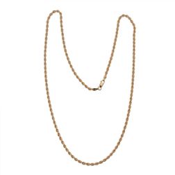 Rope Necklace Yellow Gold 55cm x 2.70mm
