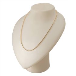 Collana Corda Oro Giallo 55cm x 2.70mm