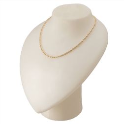 Girocollo corda Oro Giallo 40cm x 3.30mm