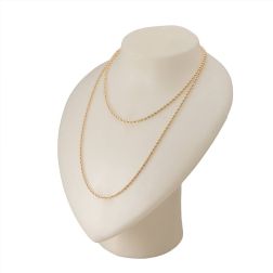 Rope Necklace Yellow Gold Lace 90cm x 2.70mm Yellow Gold