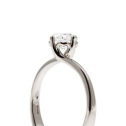 Solitaire "Love Panarea" GIA Diamond 0.70ct Platinum