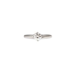 Solitaire "Love Panarea" GIA Diamond 0.55ct Platinum