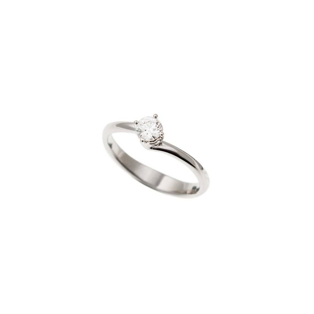 Solitaire "Love Panarea" GIA Diamond 0.30ct Platinum