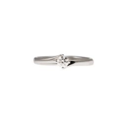 Solitario "Love Panarea" Diamante GIA da 0.20ct Platino