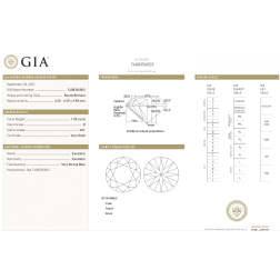 Solitario "Blossom" Diamante GIA da 1.00ct Platino