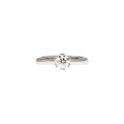 Solitaire "Blossom" 0.72ct GIA Diamond Platinum