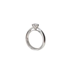 Solitaire "Blossom" 0.72ct GIA Diamond Platinum