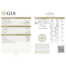 Solitaire "Blossom" 0.40ct GIA Diamond Platinum