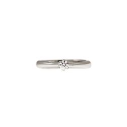 Solitaire "Blossom" 0.19ct GIA Diamond Platinum