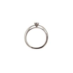 Solitaire "Blossom" 0.19ct GIA Diamond Platinum