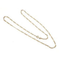 Collana 50cm 3+1 da 1.80mm in Oro Giallo 18kt