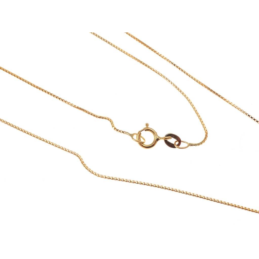 Necklace Veneta 45cm 0.70mm 18kt yellow gold