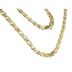 Necklace 50 cm x 4.40mm faceted tiger chain