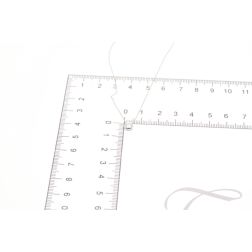 Light Point Necklace Diamond Circle Bezel 5.50mm