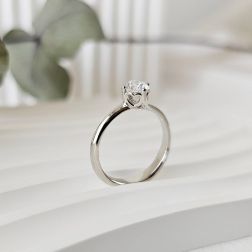 Solitario "Love Panarea" Diamante GIA da 0.70ct Platino