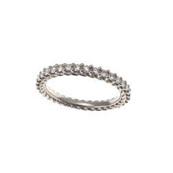 Platinum and Diamonds Twist 2.70mm Eternity Ring