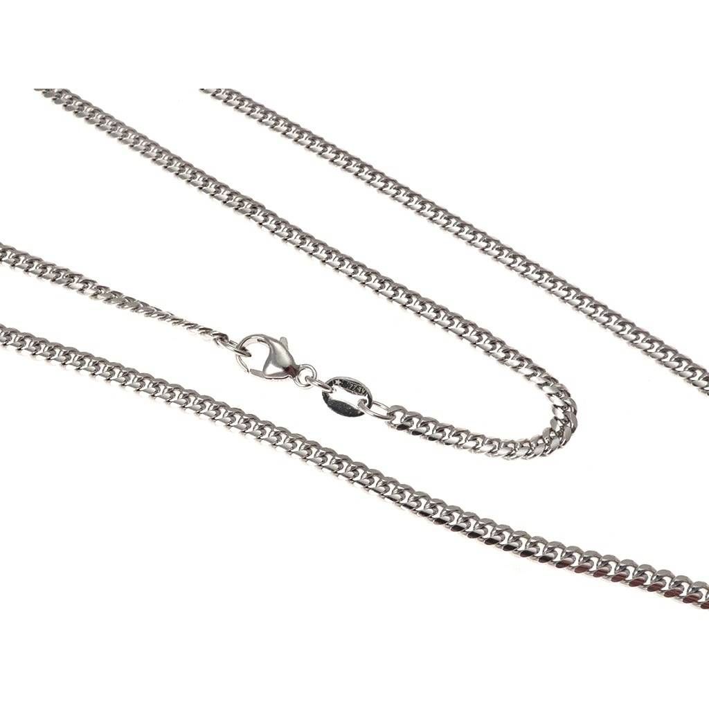 Platinum Cuban Link necklace 45cm x 2.90mm