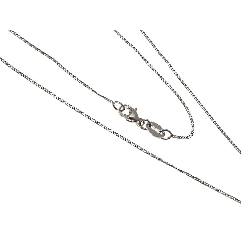 Platinum Cuban Link necklace 40cm x 0.80mm