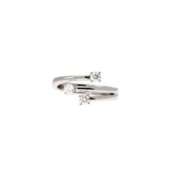 Contrariè Three-Thread Trilogy Ring 0.51ct - Platinum