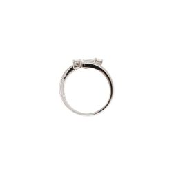 Anello Contrariè tre fili Trilogy 0,51ct - Platino