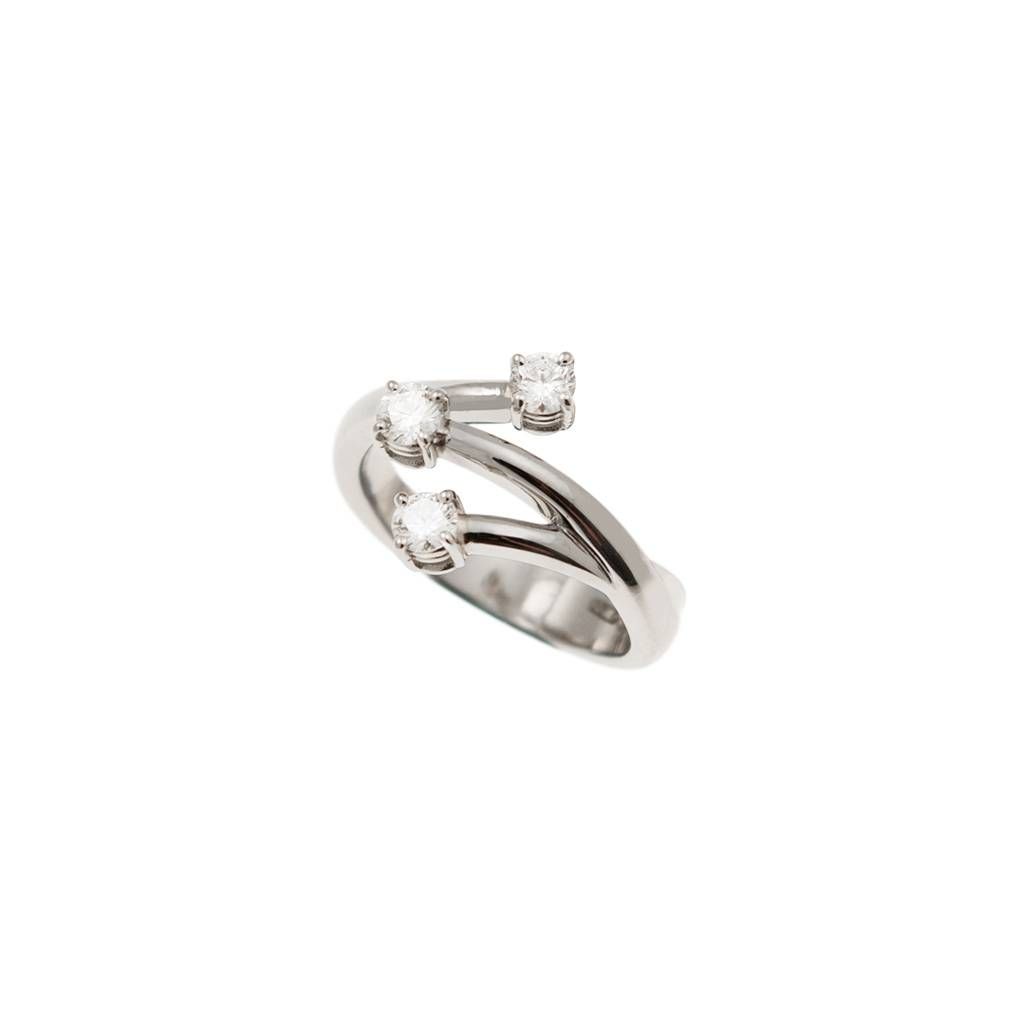 Contrariè Trilogy Ring 0.50ct - Platinum