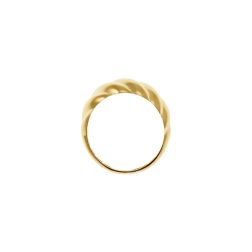 Anello super leggero a forma di Conchiglia in Oro Giallo