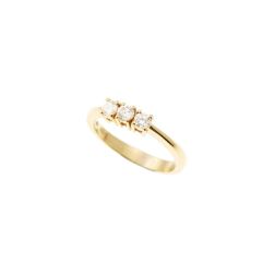 Ring Trilogy Basic 0,30ct yellow gold