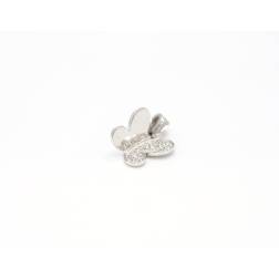 White gold and diamonds butterfly pendant