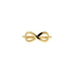 Large Yellow Gold Infinity Ring